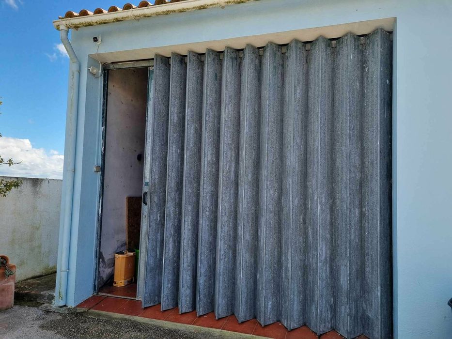 Portao chapa zincada