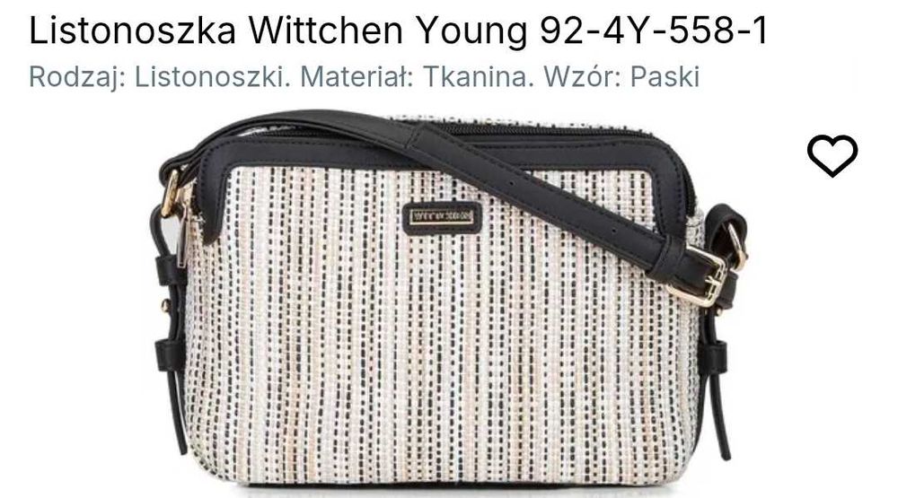 Torebka Wittchen listonoszka na lato