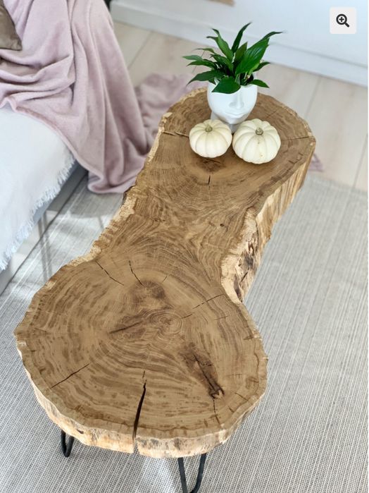 Stolik kawowy, konsola, ława dębowa