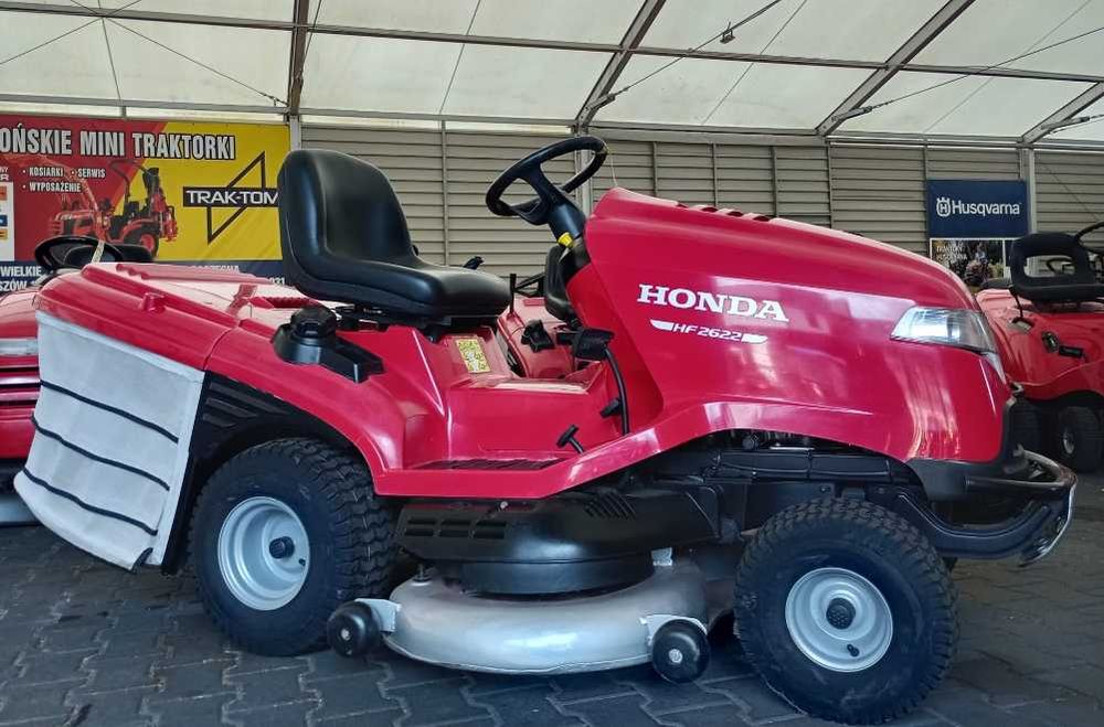 Traktorek kosiarka Honda 2622 Silnik 2 cyl 22 KM Kosisko 122cm Duży kosz Super Stan