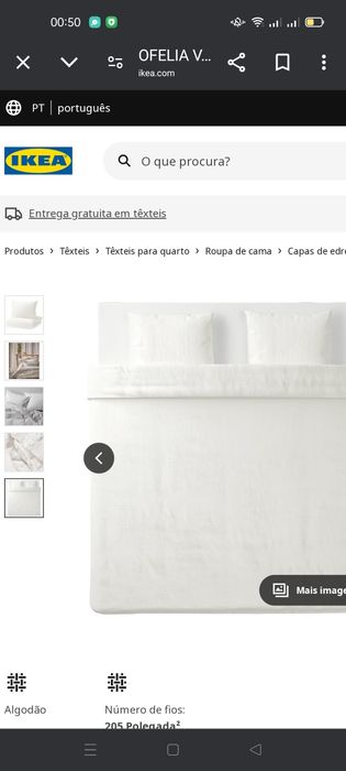 Capa edredão Ofélia Vass, IKEA. NOVA