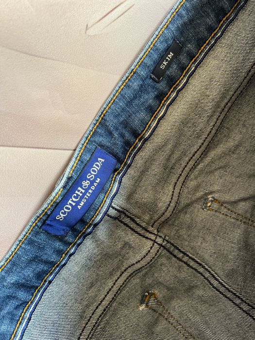 Сині чоловічі джинси Scotch & Soda оригінал розмір 36/32 (W36)