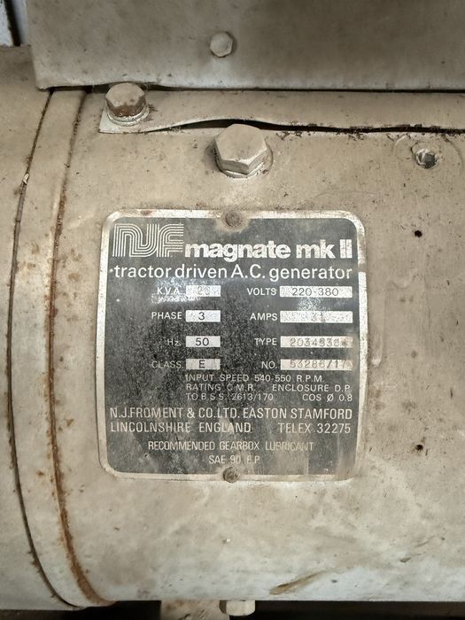 Agregat 4 cylindrowy Diesel 20 KVA