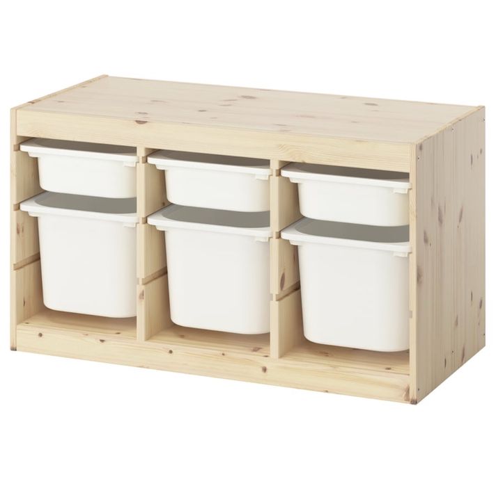 Regał z pojemnikami IKEA