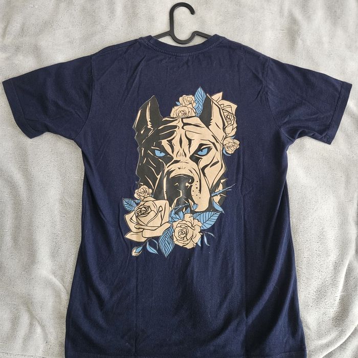 Koszulka T-shirt 7more7 Granatowa Pitbull Rozmiar M