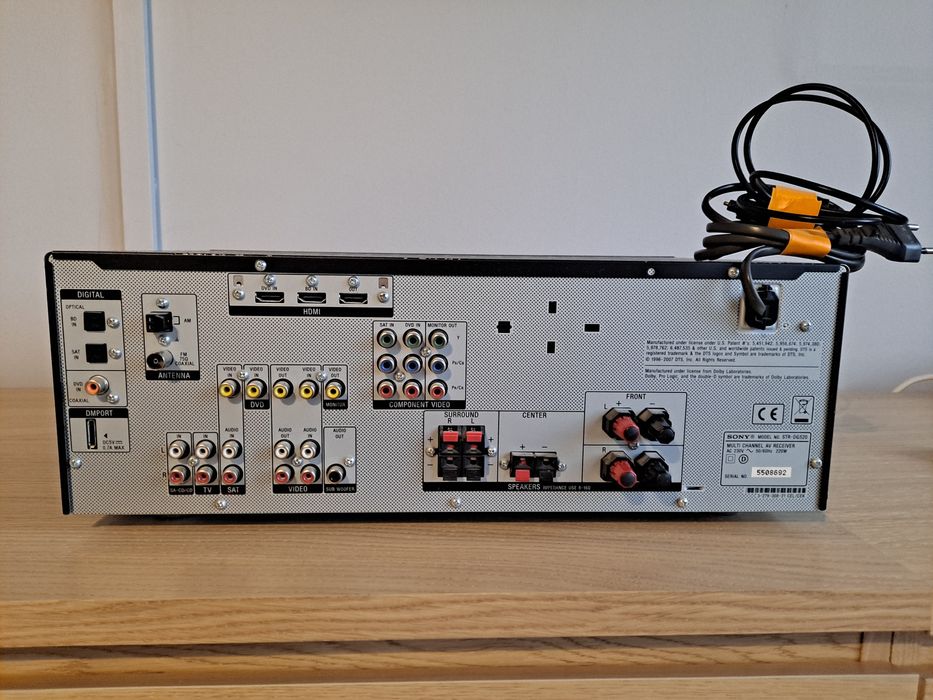 Zestaw kina domowego kolumny Lotus Tonsil + amplituner Sony STR DG520