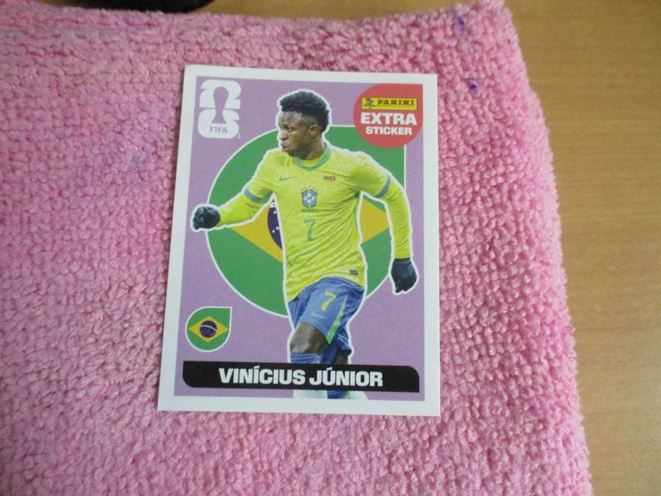 Cromo Mundial Futebol 2026 EXTRA Sticker Vinícius Júnior