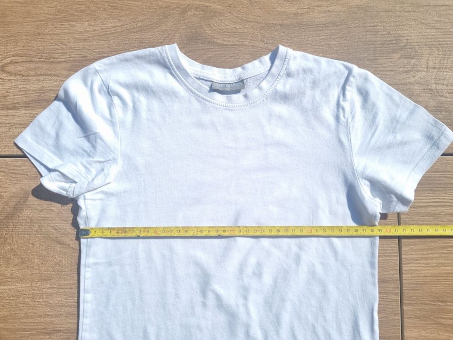 Biały T-shirt, koszulka na wf 146/152