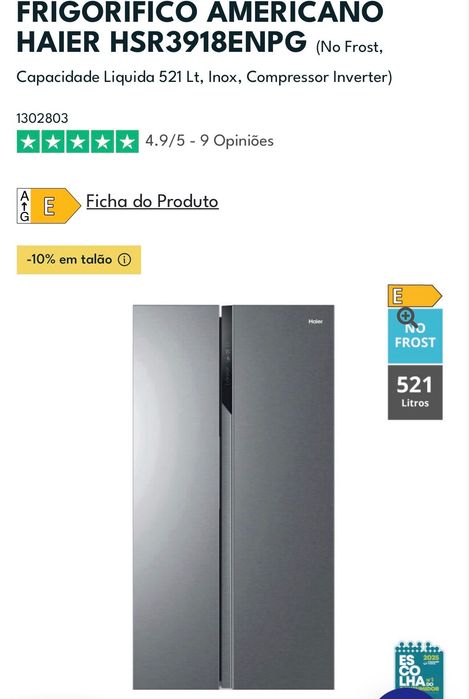Frigorífico americano