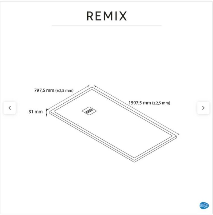 Base de chuveiro Leroy Merlin, nunca usada, ainda na caixa original