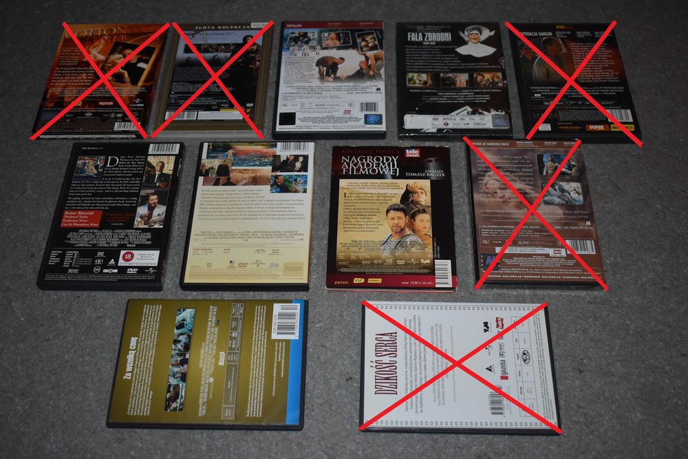 Zestaw mix filmów filmy DVD Blu-Ray VCD różne gatunki 30szt
