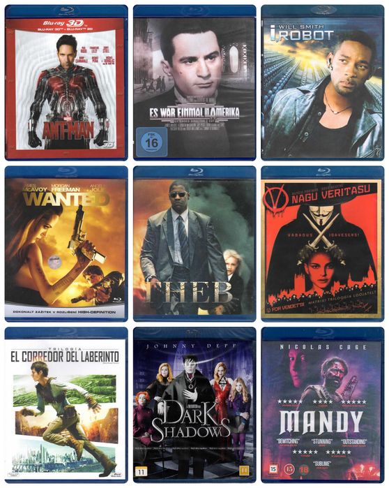 Оригінальні імпортні Blu-ray диски без перекладу