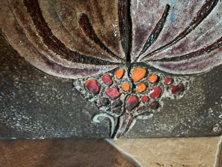 Ceramiczny kwiat, obraz autorstwa artysty ceramika Bolesława Książka