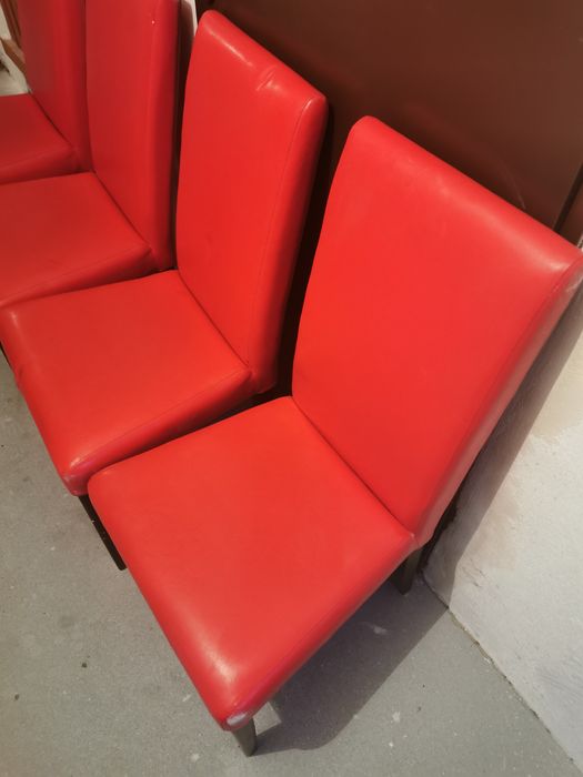 Krzesła z eko skóry 4 sztuki