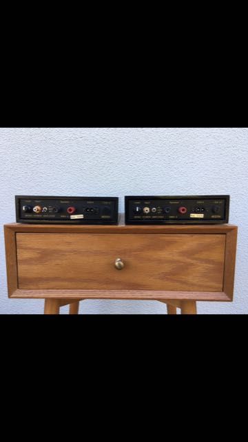 Wzmacniacz hi end vintage. Restek, LFD, Quad. Końcówki mocy .