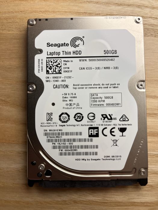 Dysk 500 gb, 2,5 cala