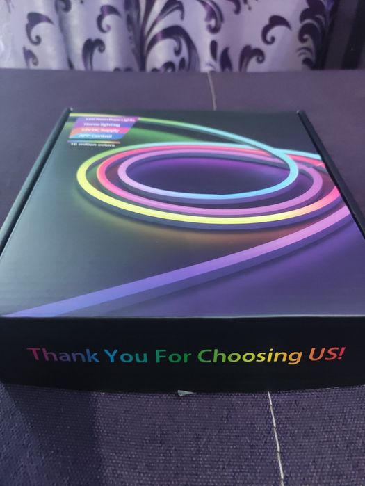 Неоновая лента RGB 5050wifi,bluetooth 5м