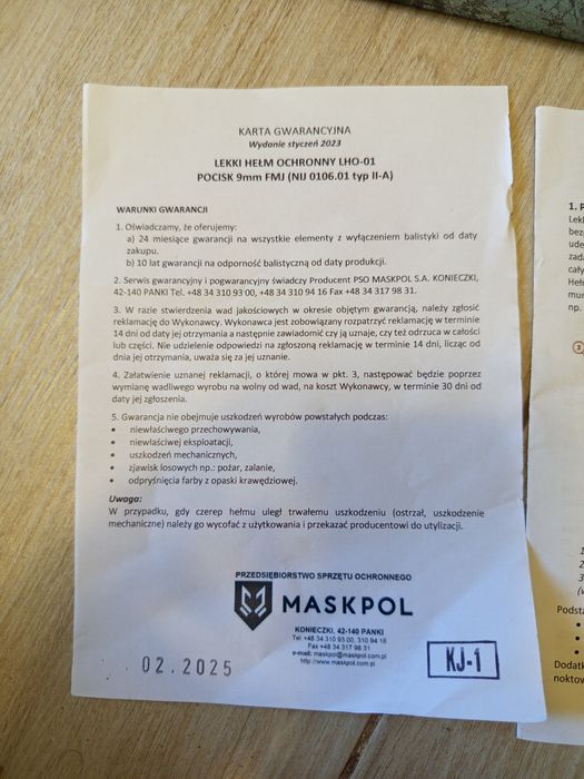 Hełm Maskpol LHO-01 roz. M