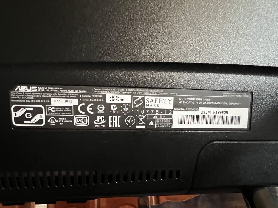 Monitor Asus + Cabo HDMI