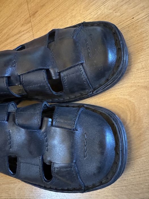 Skórzane buty męskie Badura r. 40