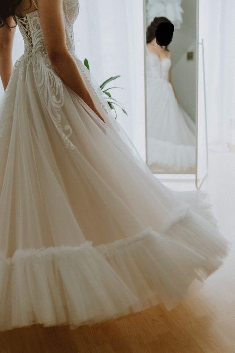 Suknia ślubna boho/glamour