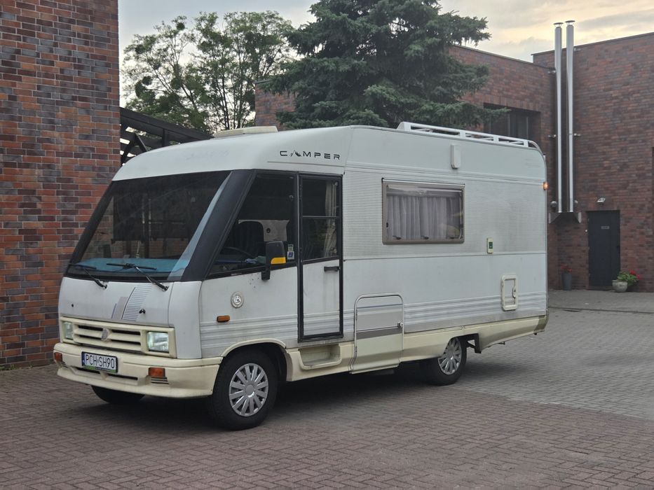 Fiat Integra Globetrotter Dethleffs kamper doinwestowany Fiat Ducato diesel 2.5