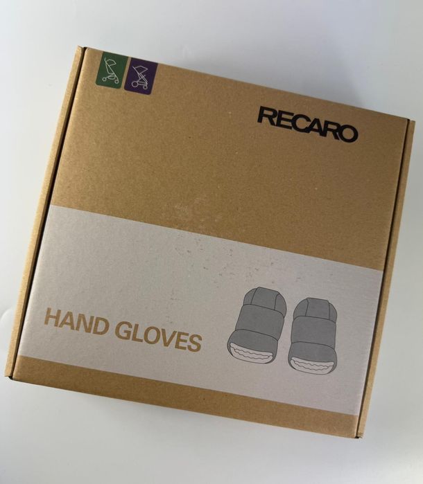 Nowe rękawiczki do wózka sanek MUFKI RECARO czarne