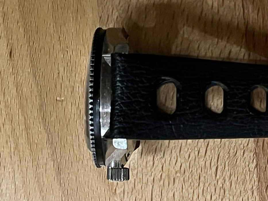 Relógio cauny Submarine Swiss anos 70 estado original incluindo coroa corda pulso homem mergulho