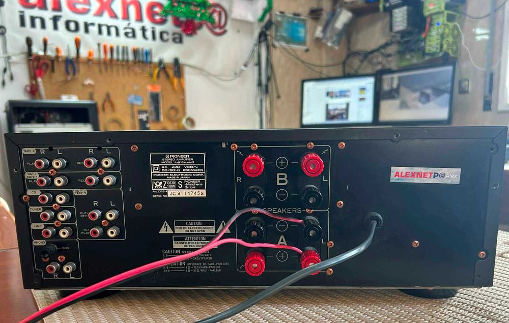Pioneer A-616markII Amplificador de excelência como novo