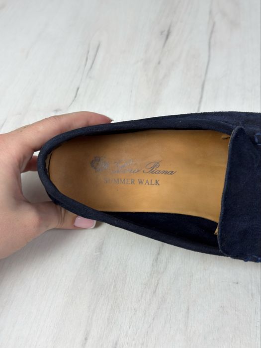 Мужские лоферы Loro Piana, 42, натуральная замша