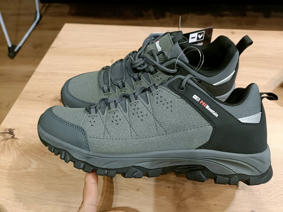 Buty trekkingowe HiMountain Ramsey r.44 khaki wodoodporne traper