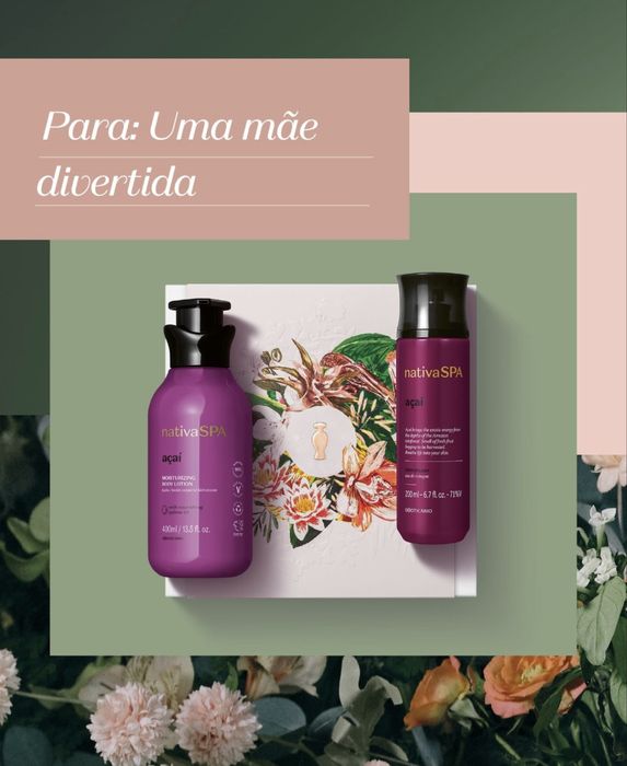 Coffret do dia da mãe mais barato do que em loja
