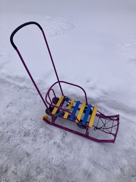 Продам санки з колесами