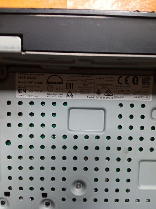 Магнітола Ман ТГС євро 6