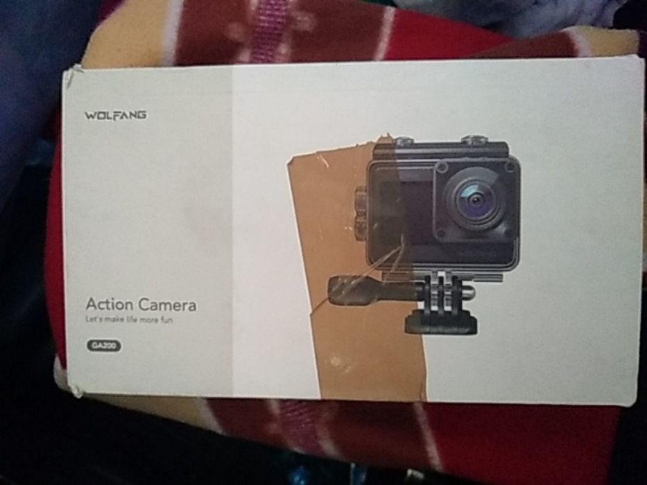 Екшн-камера WOLFANG GA200 / 170° / 24Мп / 4К / 30fps / Wi-Fi
