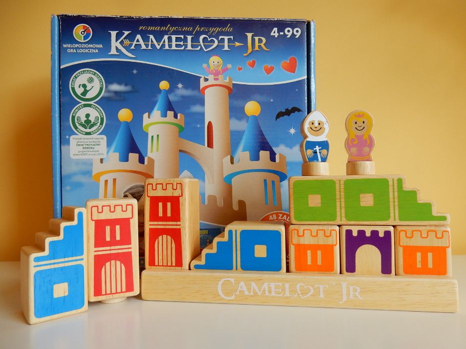 Gra logiczna Zamek Camelot Junior, Smart Games. Kultowa 1 edycja