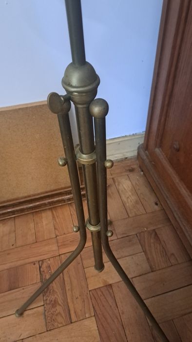 Gaiola dourada  com suporte (anos 30)