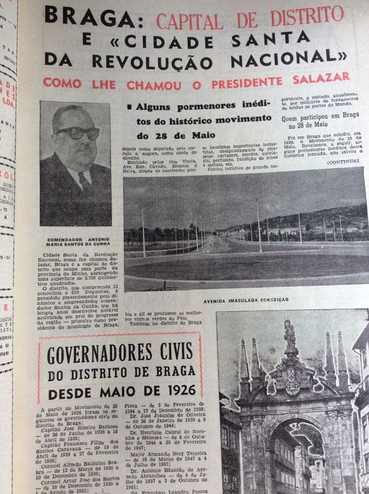 Diário da manhã. Suplemento de 28, de Maio de 1969. Grandes dimensões