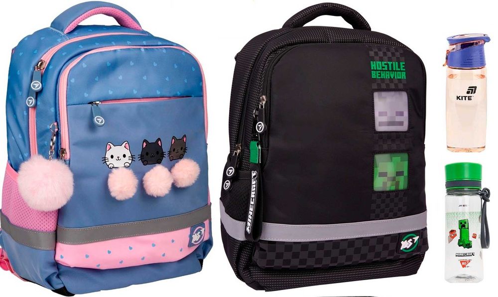 Рюкзак YES S-52 шкільний Meow-Meow Ergo Minecraft Game