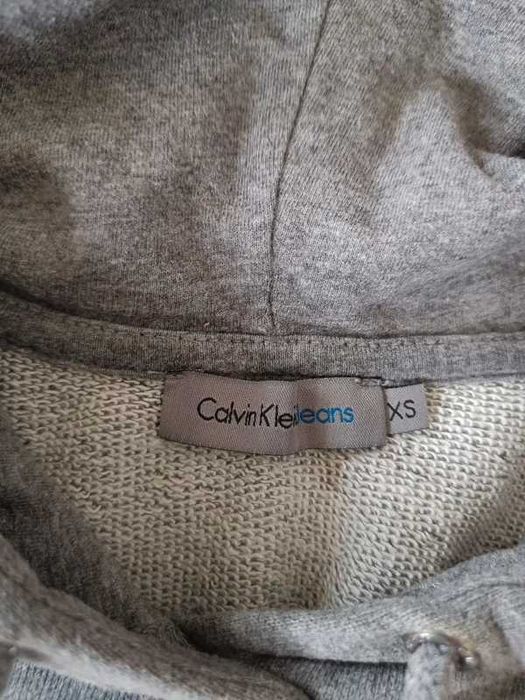 Szara bawełniana bluza Calvin Klein Jeans r. XS