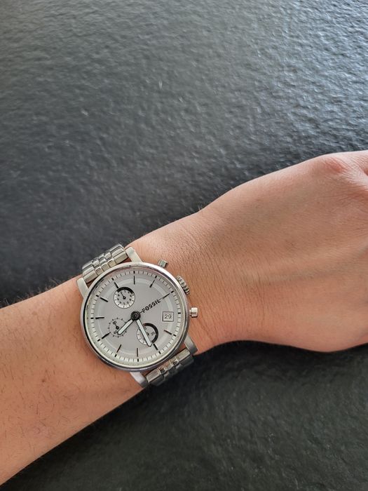 Zegarek Fossil ES2198 srebrny damski piękny