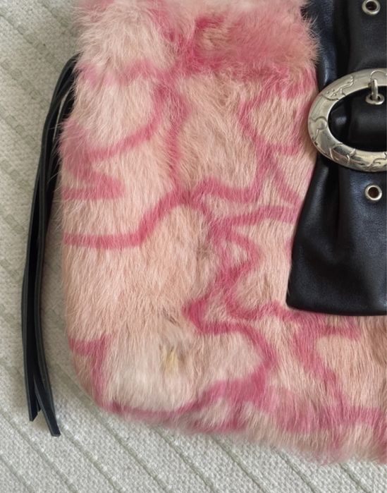 Bolsa Tous de pelo e couro genuíno vintage