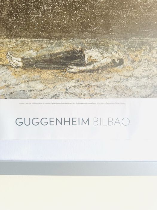 Quadro com moldura original Guggenheim Bilbao