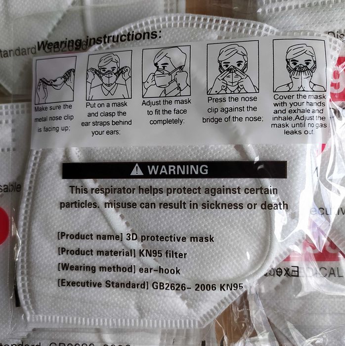 Респираторы фильтровальные полумаски