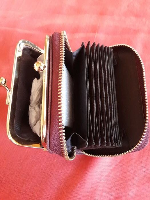 2 porta moedas e cartões