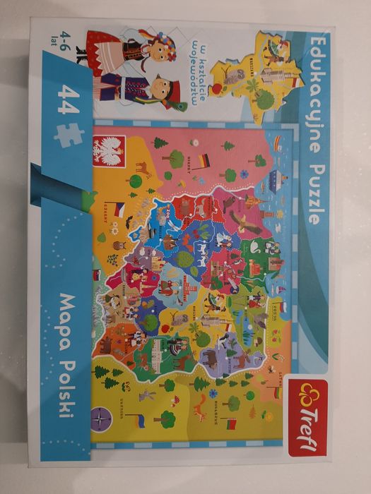 Trefl puzzle mapa Polski