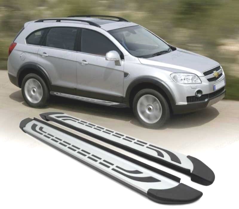 ESTRIBOS LATERAIS CHEVROLET CAPTIVA 06-15 ANTI-DERRAPANTES