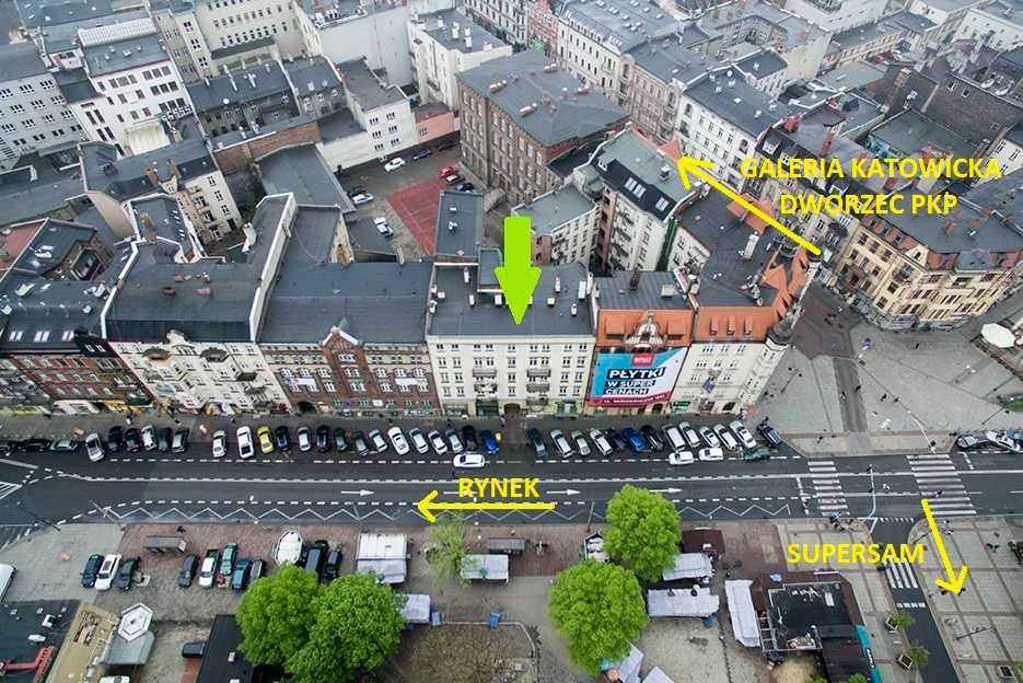 Pokój w ścisłym centrum Katowic, Mickiewicza 18