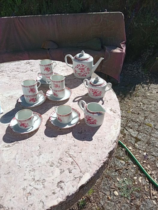 Serviço de chá vista alegre