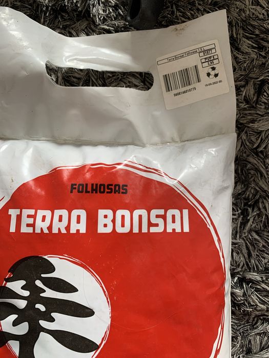 Saco de terra bonsai